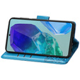 Etui z klapką do Samsung Galaxy A16 / A16 5G, Butterfly, niebieskie