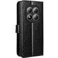Etui z klapką do Xiaomi Redmi Note 15 Pro 5G, Crazy Horse Wallet, czarne