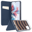 Etui do Oppo Reno 11F 5G, Smart Magnet, granatowe + Szkło 9H