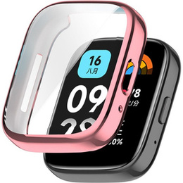2w1 Etui z Osłoną na ekran do Xiaomi Redmi Watch 3 Active, Różowe