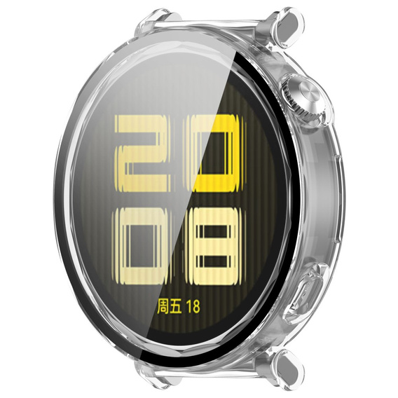 2w1 Etui + Szkło Hartowane do Huawei Watch GT 5 41mm, Przezroczyste