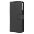 Etui z klapką do Motorola Edge 40 5G, Wallet Smart Magnet, czarne