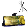 Etui z klapką do Xiaomi Redmi Note 13 5G, Wallet, Butterflies fioletowe