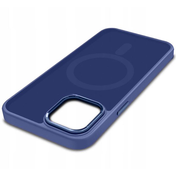 Etui do iPhone 15 Pro Max, MagColor do MagSafe, granatowe