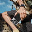 Etui R-Just RJ09-1 do iPhone 16 Pro – czarne, aluminiowe, z silikonową ramką i szkłem hartowanym