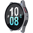 2w1 Etui + Szkło Hartowane do Samsung Galaxy Watch 5 40mm, Srebrne