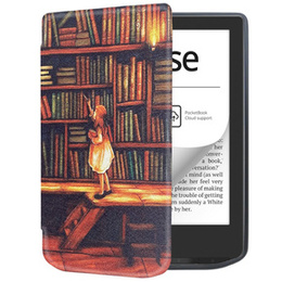Etui do PocketBook Verse / Verse Pro, Smartcase, Library girl