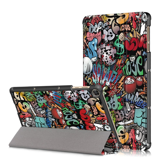 Etui do Huawei Matepad T10 / T10S, Trójdzielne z klapką, Graffiti