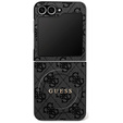 Etui GUESS do Samsung Galaxy Z Flip7, 4G Ring Classic Logo, czarne