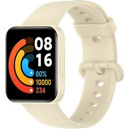 Pasek Silikonowy do Xiaomi Redmi Watch 2 Lite, Beżowy