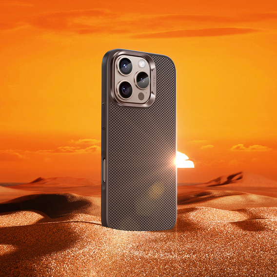 Etui Benks Magnetic Armor Lite Kevlar 600D (SC66) do iPhone 16 Pro Max – złoty