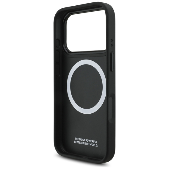 Oryginalne Etui BMW M Carbon Line & Logo MagSafe do iPhone 17 Pro – czarne / żółte