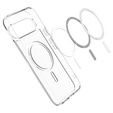 Etui z MagSafe Spigen do Google Pixel 10/10 Pro, Ultra Hybrid, Clear/White