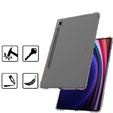 Etui do Samsung Galaxy Tab S10 Lite / S10 FE / S9 FE, z miejscem na rysik, Silikonowe, Przezroczyste