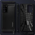 Etui Spigen do Samsung Galaxy Note 20 Ultra, Rugged Armor, czarne