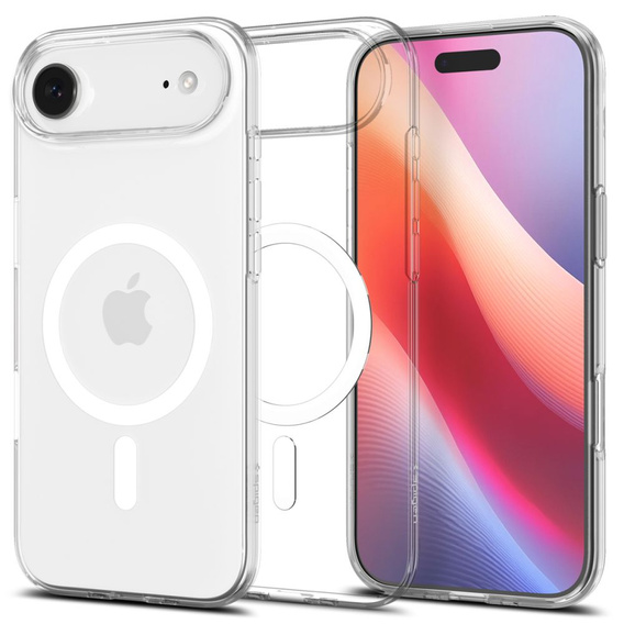 Etui Spigen do iPhone Air, Liquid Crystal Mag MagSafe, Clear/White