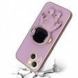 Etui do iPhone 13 Mini, Astronaut, fioletowe