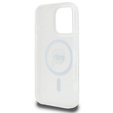 Etui Karl Lagerfeld do iPhone 16 Pro Max, IML Metal Karl Head MagSafe, przezroczyste 