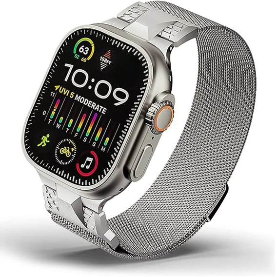 Bransoleta do Apple Watch 1/2/3/4/5/6/7/8/9/10/11/SE Ultra 1/2/3 42/44/45/46/49mm, Beżowa