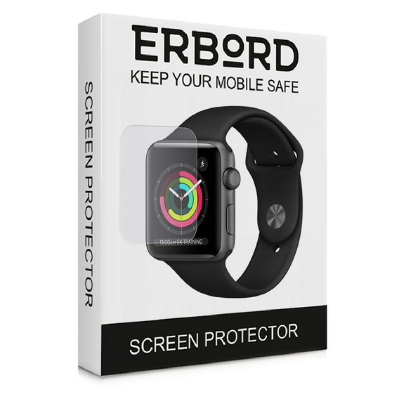 3x Folia Hydrożelowa ERBORD do Apple Watch 1/2/3 38mm