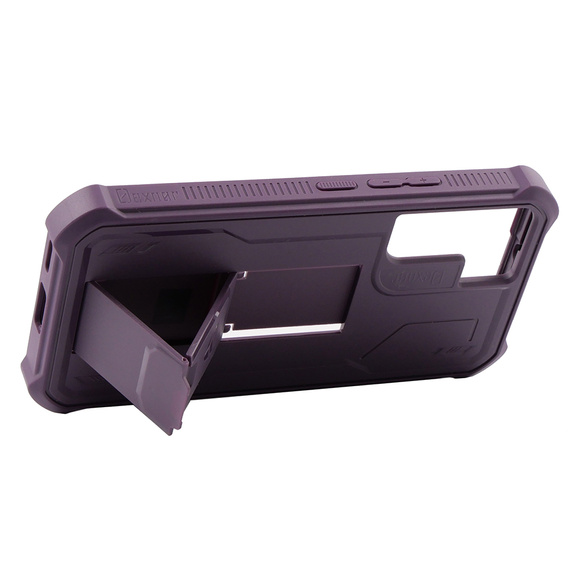 Etui pancerne do Samsung Galaxy S22, Dexnor Full Body, Fioletowe