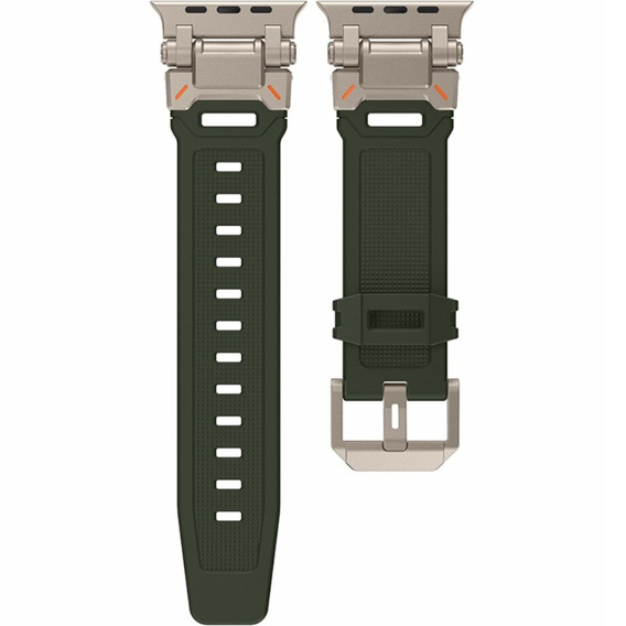 Pasek ERBORD ProTech do Apple Watch 1/2/3/4/5/6/7/8/9/10/11/SE Ultra 1/2/3 42/44/45/46/49mm, Zielony