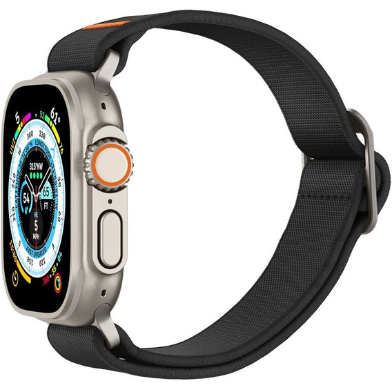 Pasek SPIGEN do Apple Watch 1/2/3/4/5/6/7/8/9SE/Ultra/Ultra 2 42/44/45/49MM, Fit Lite Ultra, Czarny