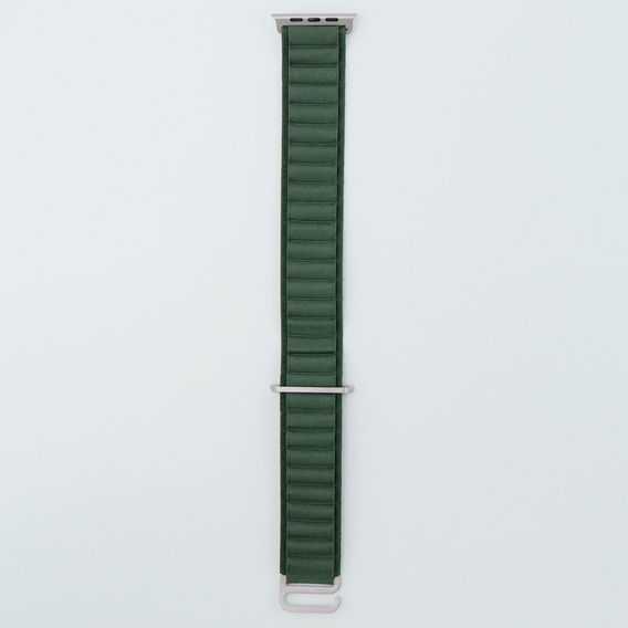 Pasek Nylonowy do Apple Watch 1/2/3/4/5/6/7/8/9/10/11/SE Ultra 1/2/3 42/44/45/46/49mm, Zielony