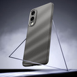 Etui Spigen do Samsung Galaxy S25 Edge, Liquid Air, szare + Szkło Hartowane 9H