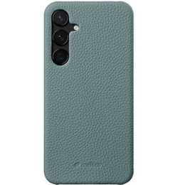 Etui MELKCO do Samsung Galaxy S24, skórzane, niebieskie