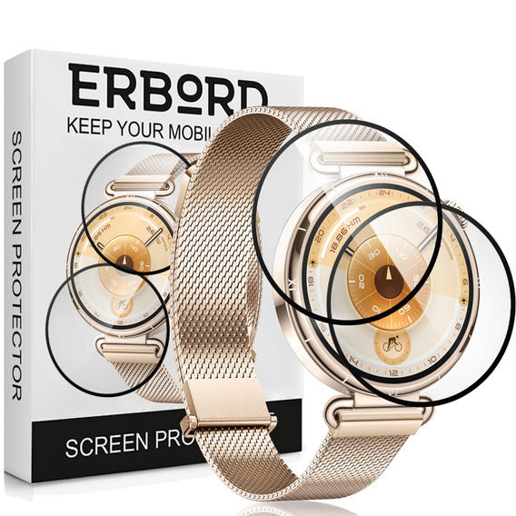 2x Szkło Hybrydowe ERBORD do Huawei Watch GT 6 41mm