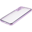 Etui do Samsung Galaxy S22, Magnetic Dual Glass, fioletowe