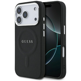 Etui GUESS do iPhone 17 Pro, Classic Logo, do MagSafe, czarne