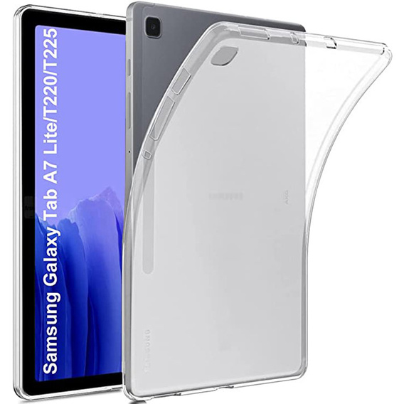 Etui do Samsung Galaxy Tab A7 Lite 8.7 T220 / T225, Silikonowe, przezroczyste