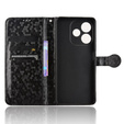 Etui z klapką do Oppo A5 Pro 5G, Wallet Rhombus, czarne