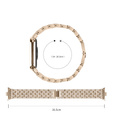 Bransoleta  z Diamentami do Xiaomi Smart Band 8 Pro / Xiaomi Smart Band 9 Pro, Złote