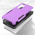 Etui pancerne do Samsung Galaxy A35 5G, Dual Shockproof, fioletowe