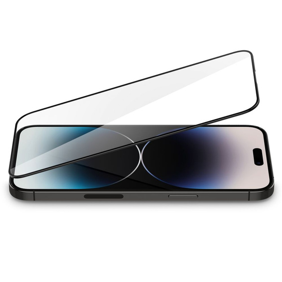 OUTLET Spigen Glass FC Szkło Hartowane do iPhone 14 Pro Max, Black