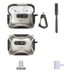 ESR Etui na słuchawki Airpods Pro 3, Cyber Flicklock Halolock MagSafe, titanium