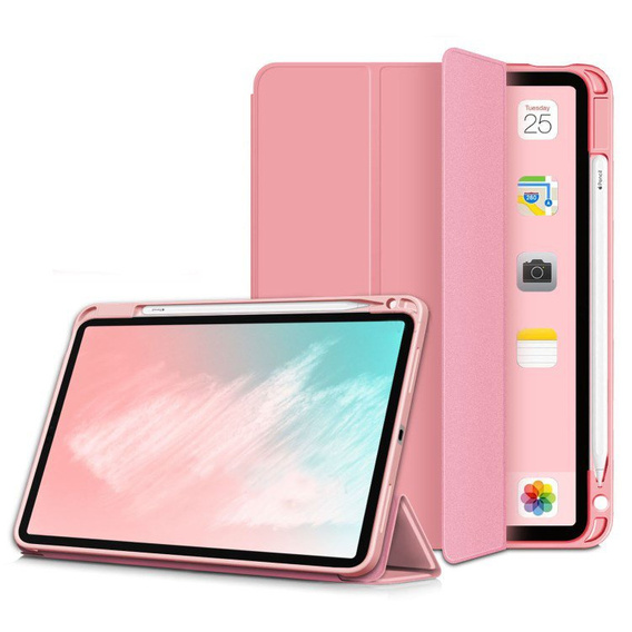Etui do iPad Air 10.9" 2022/2020 (5/4 gen.), Smartcase z miejscem na rysik, różowe