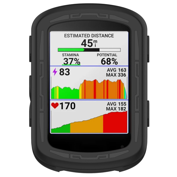 Etui Silikonowe do Garmin Edge 840 / 540, Czarne
