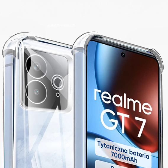 Etui do Realme GT 7 / 7T, Dropproof, przezroczyste