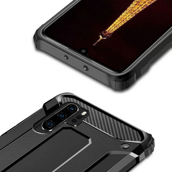 Etui do Huawei P30 Pro, Obudowa TECH ARMOR Case, Czarne