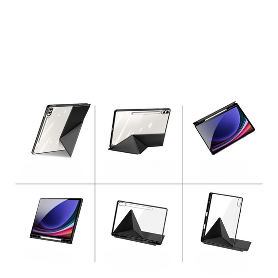 Etui do Samsung Galaxy Tab S10+ Plus, Dux Ducis MAGI, czarne