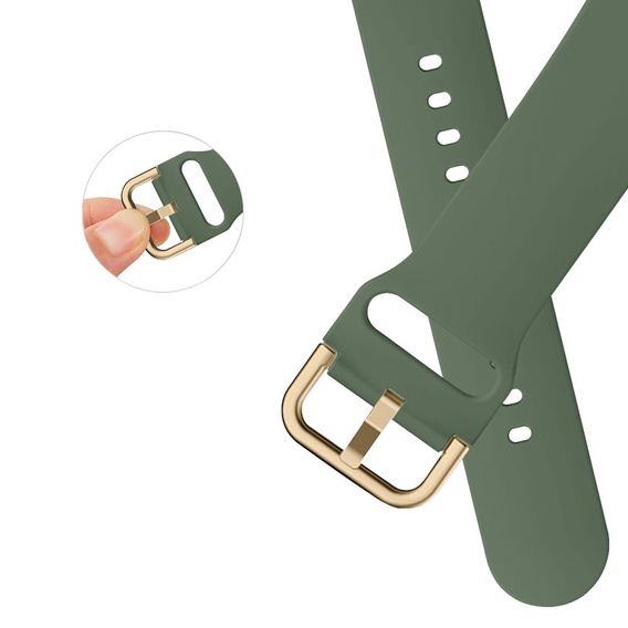 Pasek Silikonowy do Apple Watch 1/2/3/4/5/6/7/8/9/10/11/SE Ultra 1/2/3 42/44/45/46/49mm, Zielony