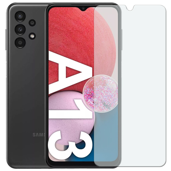 Zestaw Etui NOX Camera Slide do Samsung Galaxy A13 4G - Red + Szkło