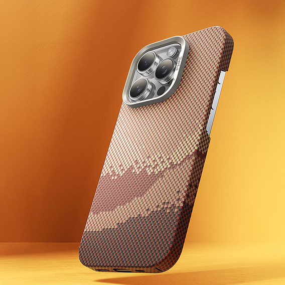 Etui Benks Magnetic Golden Tide Kevlar 600D do iPhone 16 Pro – złoty