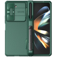 Etui NILLKIN do Samsung Galaxy Z Fold5 5G, CamShield Pro Pen Slot, Z podstawką, zielone