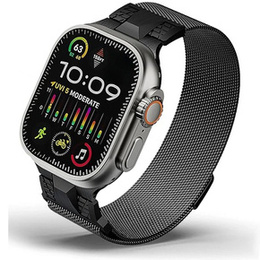 Bransoleta do Apple Watch 1/2/3/4/5/6/7/8/9/10/11/SE Ultra 1/2/3 42/44/45/46/49mm, Czarna