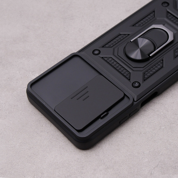 Etui pancerne do Realme C51, CamShield Slide, czarne